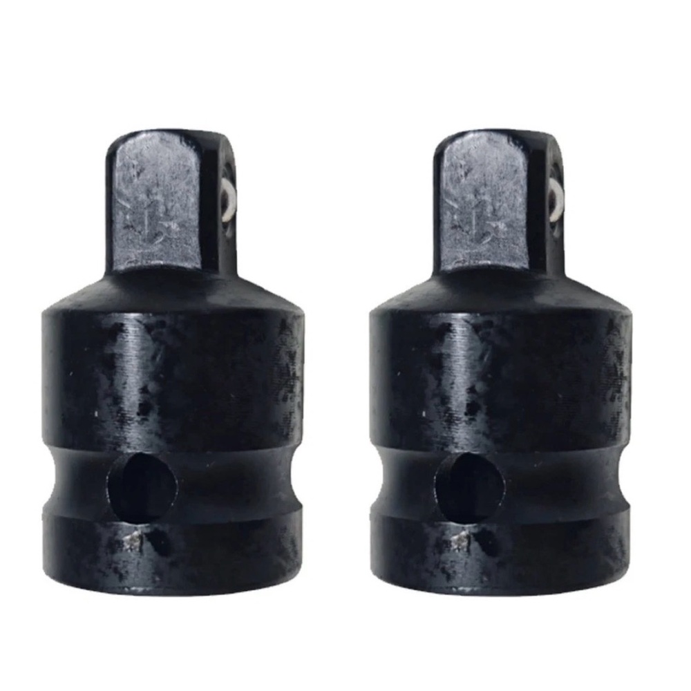 2Pcs 1/2" Drive (F) x 3/8" (M) Socket Reducer Female to Male Cr-V Black HOT